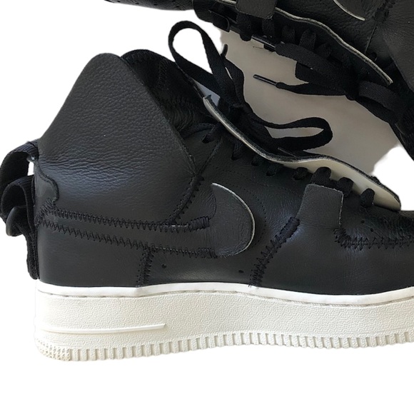 Psny x Nike Air Force 1 “Black/Black Sail” EUC Sz 8 - Picture 11 of 14